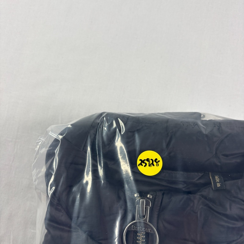 Barbour Jacket Womens Size 6 Black Quilted Hargate Sweat Full Zip Coat - Picture 12 of 12